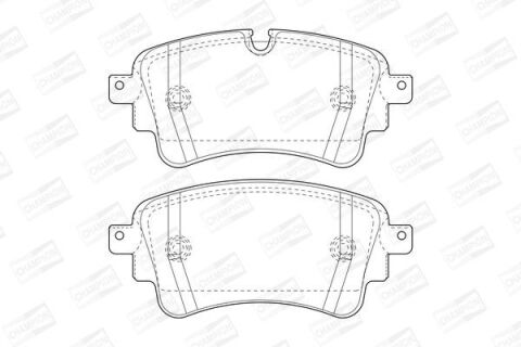 Колодки гальмівні задні Audi A4/A5/Q5/Q7 15– Колодки гальмівні задні Audi A4/A5/Q5/Q7 15–