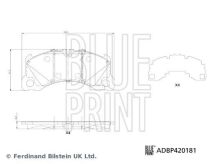 Комплект тормозных колодок передние Porsche Cayenne (9YA) 2.0 E-Hybrid AWD (9YAAM1) 18–