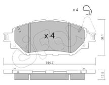Комплект гальмівних колодок передні Toyota Hilux VIII 2015–