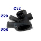 Фланець охолоджувальної рідини Volkswagen Golf, Vento 1.6 96–97