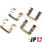 Монтажний комплект передній гальмівних колодок Hyundai Veloster 1.6 GDI 2011–2017, i30 1.6 2007–2011, ix35 2.0 2010–2013, Kia Carens III 1.6 CRDi 110 2010–, Pro Ceed 1.6 2008–2012