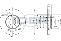 Диск гальмівний (передній) Opel Astra G 98-09/Chevrolet Astra 02-11 (256x24) (вент.) Диск гальмівний (передній) Opel Astra G 98-09/Chevrolet Astra 02-11 (256x24) (вент.)