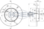 Диск гальмівний (передній) VW Caddy 82-92/Golf 74-99/Passat 73-88/Polo 95-02 (239x12)(з покр)(повний), фото 1 - интернет-магазин Auto-Mechanic