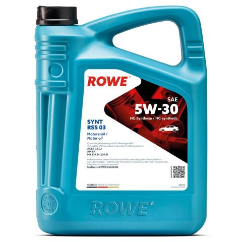 Олива 5W30 HIGHTEC SYNT RSS 03 (5L) (MB 229.31/229.51) (ACEA C2/C3/API SP)