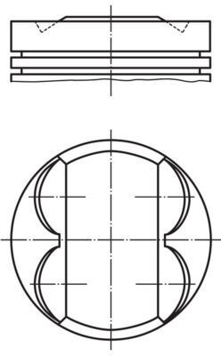 Поршень BMW 5 (E60) 2.0 i 07-10/X3 (E83) 2.0 i 05-11 N46 (STD) (84.50mm/+0.50)