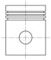 Поршень Opel Astra G/H/Vectra B/C 1.8 16V 95-05 (81.00mm/+0.50), фото 1 - интернет-магазин Auto-Mechanic