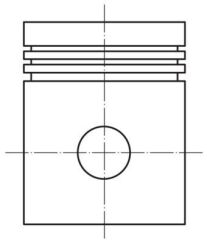 Поршень Opel Astra G/H/Vectra B/C 1.8 16V 95-05 (81.00mm/+0.50)