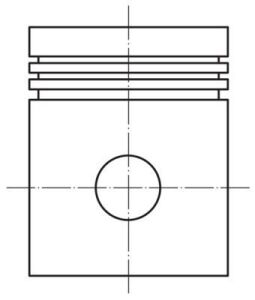 Поршень Opel Astra G/H/Vectra B/C 1.8 16V 95-05 (81.00mm/+0.50)