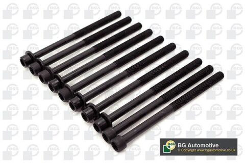 Комплект болтов с головкой системы TORX из черного металла Комплект болтов с головкой системы TORX из черного металла