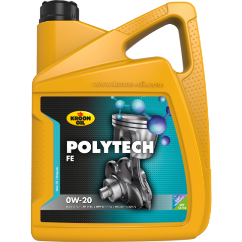 Олива моторна PolyTech FE 0W-20 5л