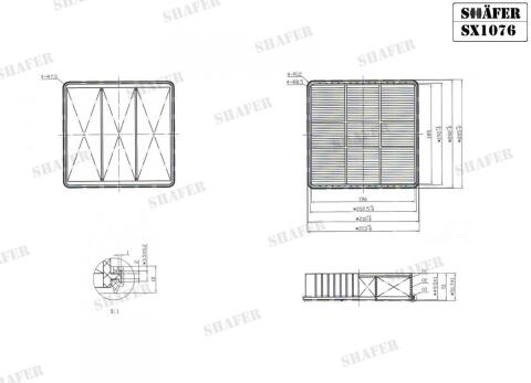 Фильтр воздушный Mitsubishi Outlander 03-, Lancer 95-, Soueast Lioncel Фильтр воздушный Mitsubishi Outlander 03-, Lancer 95-, Soueast Lioncel
