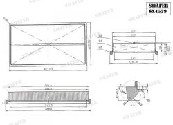 Фільтр повітряний Toyota Corolla E21, RAV 4 V, CH-R X1, Lexus ES Z10, UX AA1 Фільтр повітряний Toyota Corolla E21, RAV 4 V, CH-R X1, Lexus ES Z10, UX AA1