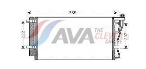 Конденсатор кондиціонера KIA Carens 2006