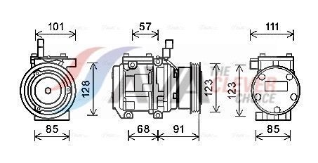 Компресор кондиціонера Hyundai Tucson/Kia Sportage III 2.0i Компресор кондиціонера Hyundai Tucson/Kia Sportage III 2.0i