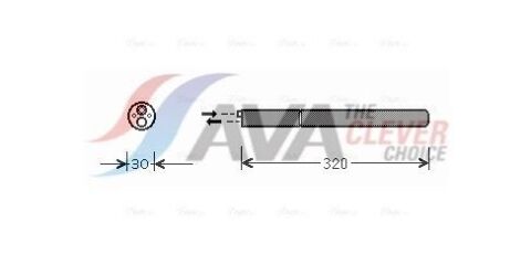 Осушувач кондиціонера Audi A3, A4, TT, Skoda Fabia, Octavia, Superb, Volkswagen EOS, Jetta, Scirocco
