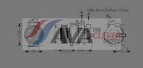 Компресор кондиціонера Audi A4 B8 2008, A4 Quattro 3.2 FSI Компресор кондиціонера Audi A4 B8 2008, A4 Quattro 3.2 FSI