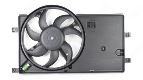 Вентилятор охлаждения радиатора с кожухом Fiat Fiorino, Qubo, Citroen Nemo, Peugeot Bipper