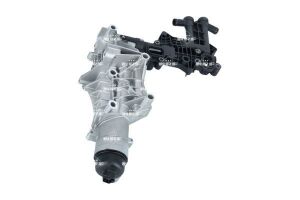 Радіатор масляний (з корпусом фільтра) MB C-class (W205) 14-18 (теплообмінник)