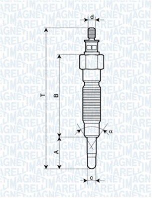 Свічка розжарювання Mitsubishi Pajero/Mitsubishi L 200/300/Kia Pregio 2.5TD 86- (11V) (UC47A) Свічка розжарювання Mitsubishi Pajero/Mitsubishi L 200/300/Kia Pregio 2.5TD 86- (11V) (UC47A)
