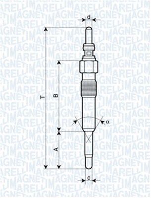 Свічка розжарювання VW/Audi 1.9/2.5TDI (UC31A) Свічка розжарювання VW/Audi 1.9/2.5TDI (UC31A)