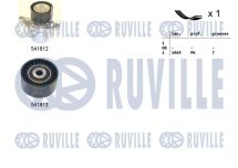 Комплект поликлинового ремня (ремень + 2 ролики ) Renault Trafic, Movano, Laguna