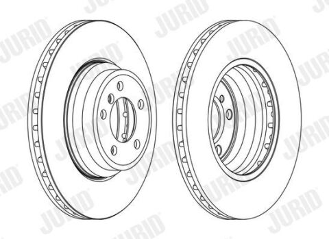 Тормозной диск передние BMW 5 (E60) 01-/6 04-/7 01-