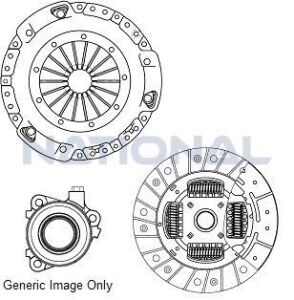 Комплект зчеплення з вижимним DOKKER/LOGAN/ SANDERO II 1.5 dCi 12- (215mm26z)