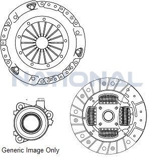 Комплект сцепления с выжимным DUSTER (HS) 1.6 16V 10-18 (200mm) Комплект сцепления с выжимным DUSTER (HS) 1.6 16V 10-18 (200mm)