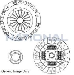 Комплект зчеплення з вижимним JUMPY II/SCUDO/EXPERT 2.0 HDi 95 11-16 (242mm)
