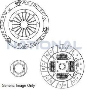 Комплект зчеплення з вижимним JUMPY II/SCUDO/EXPERT 2.0 HDi 95 11-16 (242mm)