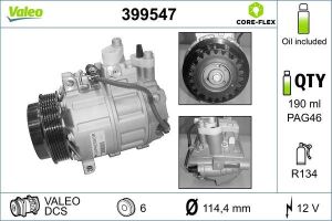 Компресор кондиціонера SPRINTER 2.1-2.9 CDi 95-18