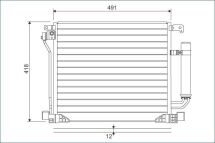 Радіатор кондиціонера JUKE 1.2-1.6 10-19
