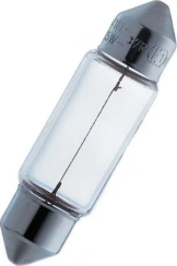 Лампа габаритних вогнів галогенна Ultra Life C5W 12V 5W SV8.5-8.5