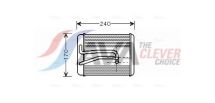 Теплообмінник, система опалення салону CLEVER FIT