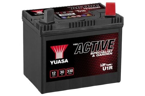 Акумулятор кислота/пусковий YUASA 12В 30Агодин 330А R+ не обслуговується 194x125x178мм Пусковий U1R NSU 1200, PRINZ 583/996/1177 08.61-03.74