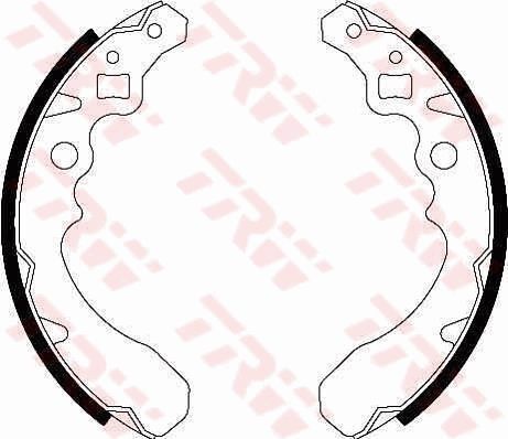 Тормозная колодка DAIHATSU CUORE II, III, V, VI, VII, MOVE, SIRION, YRV OPEL KADETT C 0.7-1.3 08.73-