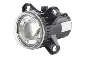 Фара ліва/правий (LED, 12/24В, функції світла: ближнє світло, колір відбивача: чорн, висота: 126мм, ширина: 125мм, діаметр: 90мм)
