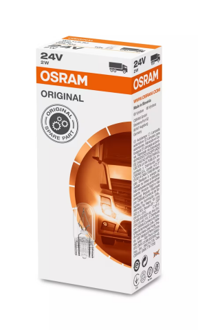 Лампа розжарювання TRUCK ORIGINAL LINE W2W 24V 2W