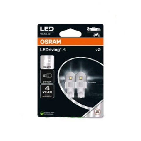 Лампа світлодіодна LEDriving SL W16W 12V 2,1W W2.1x9.5d (комплект)