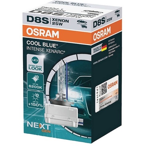 Лампа ксенонова Cool Blue Intense Next Gen +150% Xenarc D8S 40V 25W P32d-1 Лампа ксенонова Cool Blue Intense Next Gen +150% Xenarc D8S 40V 25W P32d-1
