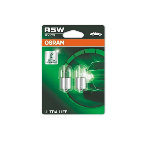 Лампа розжарювання Ultra Life R5W 12V 5W (комплект)