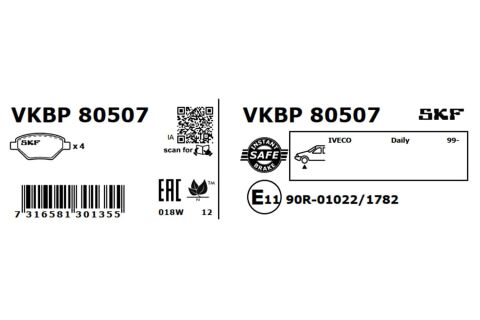 Гальмівні колодки передні Mercedes-Benz Vario 614-815 1996– Гальмівні колодки передні Mercedes-Benz Vario 614-815 1996–