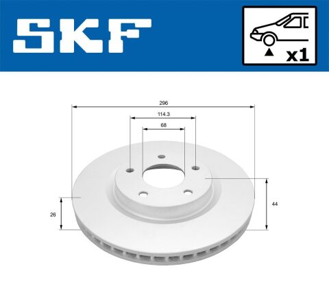 Диск тормозной передний Nissan X-Trail, Qashqai Диск тормозной передний Nissan X-Trail, Qashqai
