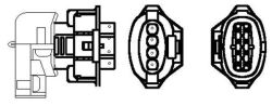 Кислородный датчик (лямбда-зонд) Chevrolet Captiva 2006–, Opel Astra H 2007–2010, Corsa D 2007–2014