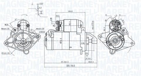 Стартер Renault Espace IV, Grand Scenic III, Laguna II, III, Master III, Megane III, Trafic II, Opel Vivaro, Movano, Nissan