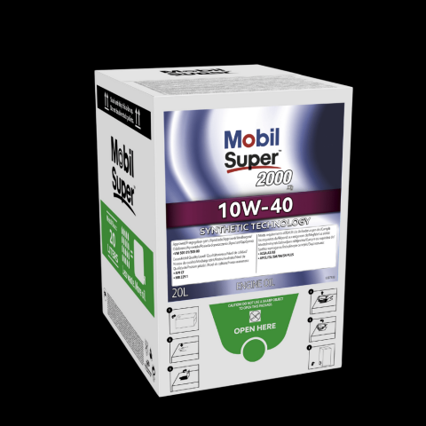 Моторна олива Mobil Super 2000 / 10W40 / 20л. / коробка /
