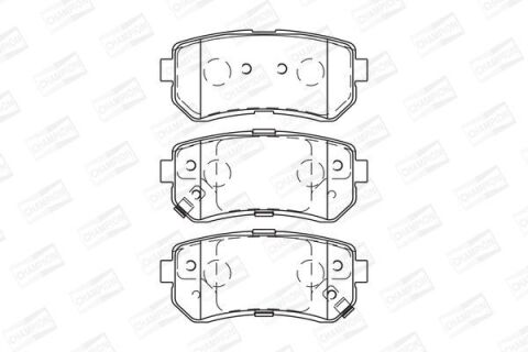Гальмівні колодки задні Accent/Ceed/Cerato/Creta/i20 (05-21)
