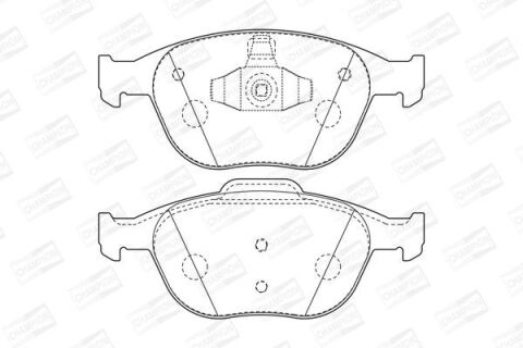 Гальмівні колодки передні Connect 02-