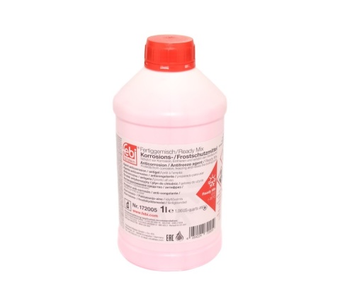 Антифриз FEBI BILSTEIN Readymix G12 (-35°C) (червоний), 1 літр