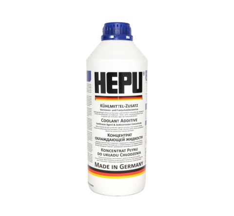 Антифриз HEPU G11 (синій) концентрат, 1,5 літра Антифриз HEPU G11 (синій) концентрат, 1,5 літра